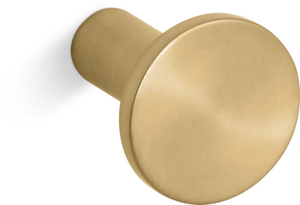 KOHLER Vibrant&reg; Brushed Moderne Brass Round Knob 