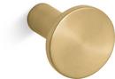 KOHLER Vibrant&reg; Brushed Moderne Brass Round Knob 
