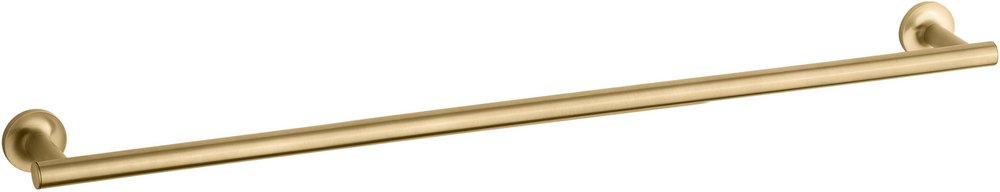 KOHLER Vibrant&reg; Brushed Moderne Brass 30 in. Towel Bar 