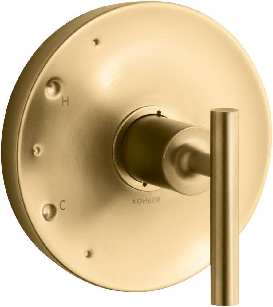 KOHLER Vibrant&reg; Brushed Moderne Brass Single Handle Bathtub & Shower Faucet (Trim Only) 