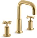 Two Handle Roman Tub Faucet in Vibrant® Brushed Moderne Brass