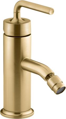 Horizontal Bidet Faucet in Vibrant&reg; Brushed Moderne Brass