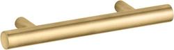 5 in. Cabinet Pull in Vibrant Brushed Moderne Brass