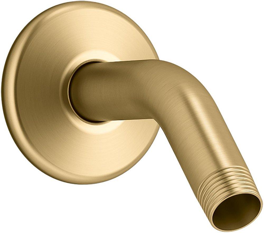 KOHLER Vibrant&reg; Brushed Moderne Brass 1/2 in. NPT Metal Shower Arm 
