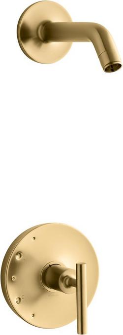 Single Handle Shower Faucet in Vibrant&reg; Brushed Moderne Brass (Trim Only)