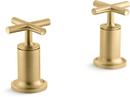 3-1/2 in. Brass Handle in Vibrant Brushed Moderne Brass
