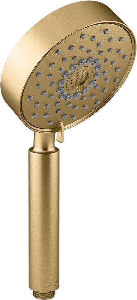 KOHLER Vibrant&reg; Brushed Moderne Brass Multi Function Hand Shower 