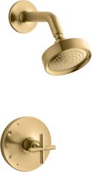 KOHLER Vibrant&reg; Brushed Moderne Brass Single Handle Single Function Shower Faucet (Trim Only) 