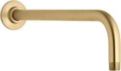 14 in. Shower Arm and Flange in Vibrant® Brushed Moderne BrassVibrant® Brushed Moderne Brass