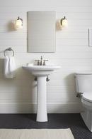 KOHLER White 6-1/2 in. Vitreous China Pedestal 