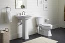 KOHLER White 6-1/2 in. Vitreous China Pedestal 