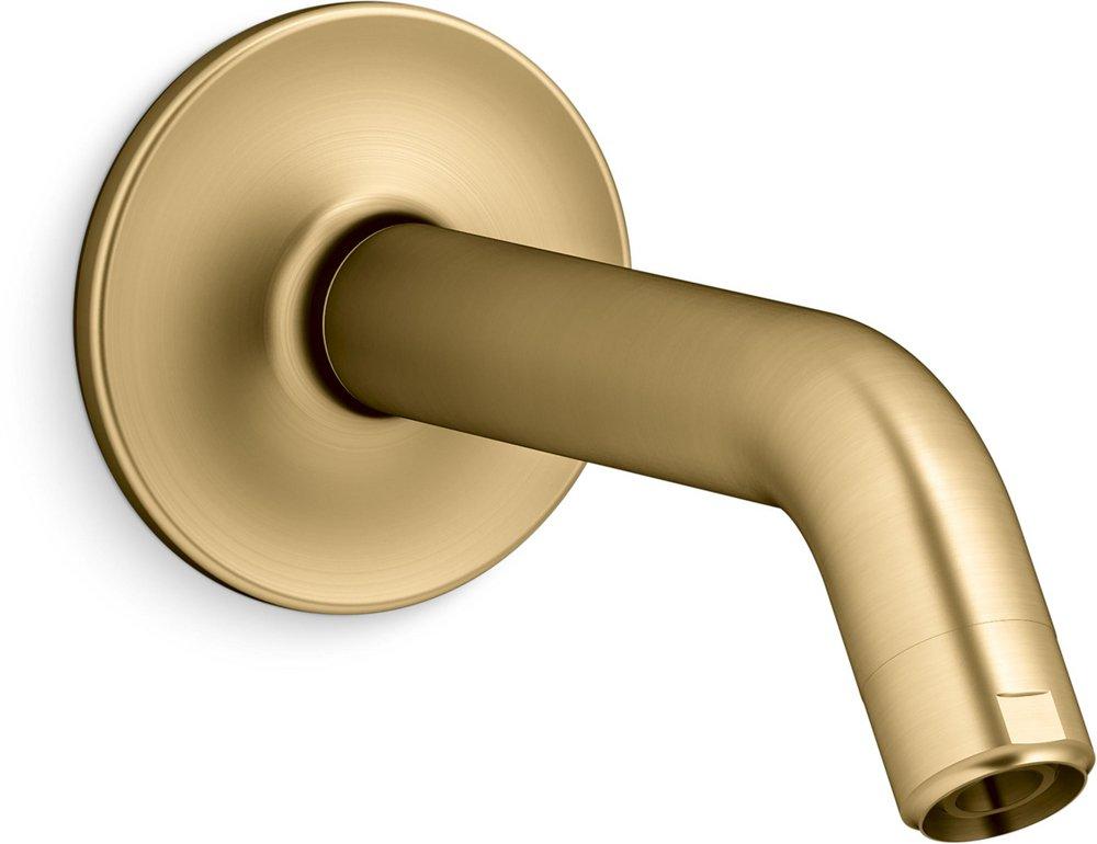 KOHLER Vibrant Brushed Moderne Brass Shower Arm and Flange 