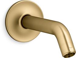 8-3/8 in. Shower Arm and Flange in Vibrant&reg; Brushed Moderne Brass