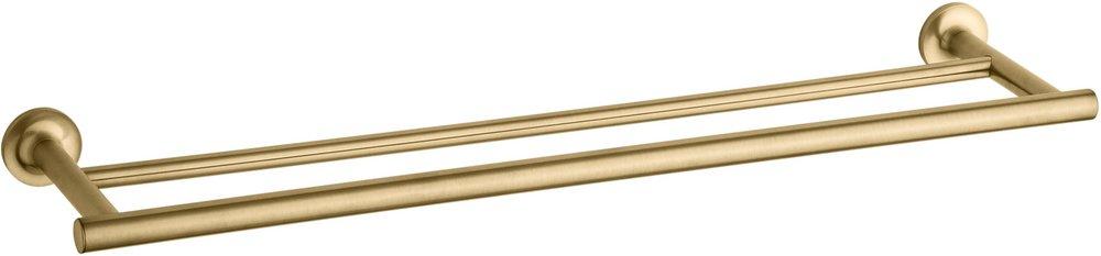 KOHLER Vibrant&reg; Brushed Moderne Brass 24 in. Towel Bar 