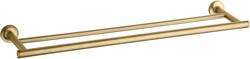 24 in. Towel Bar in Vibrant&reg; Brushed Moderne Brass