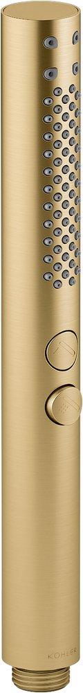 KOHLER Vibrant&reg; Brushed Moderne Brass Dual Function Hand Shower 