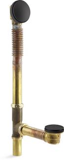 CLEARFLO BRASS TOE TAP BATH DRAIN 