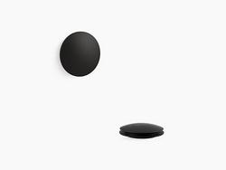 Metal Toe-Tap Drain in Matte Black