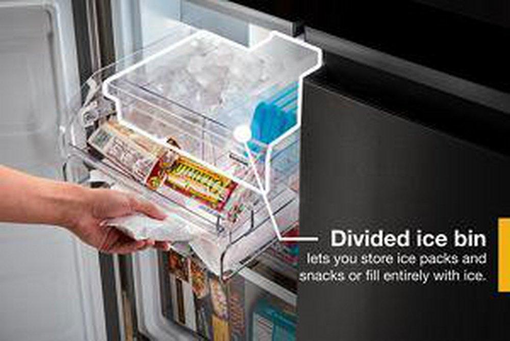 Whirlpool Fingerprint Resistant Stainless 35-3/4 in. 19.40 cu. ft. Counter Depth, French Door and Full Refrigerator 