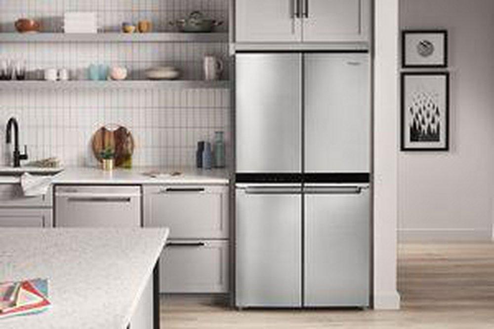 Whirlpool Fingerprint Resistant Stainless 35-3/4 in. 19.40 cu. ft. Counter Depth, French Door and Full Refrigerator 