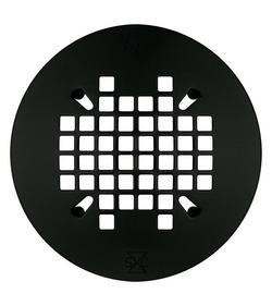 Shower Drain Strainer in Matte Black