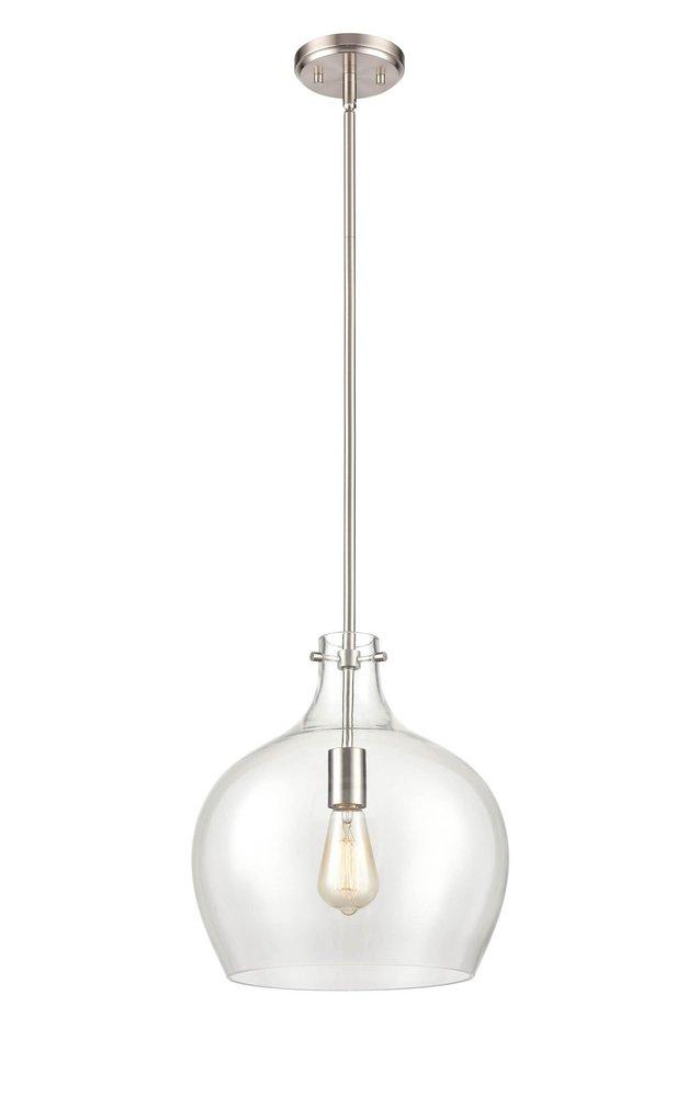 Millennium Lighting Brushed Nickel 1-Light Pendant Light 