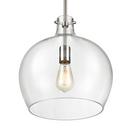 Millennium Lighting Brushed Nickel 1-Light Pendant Light 