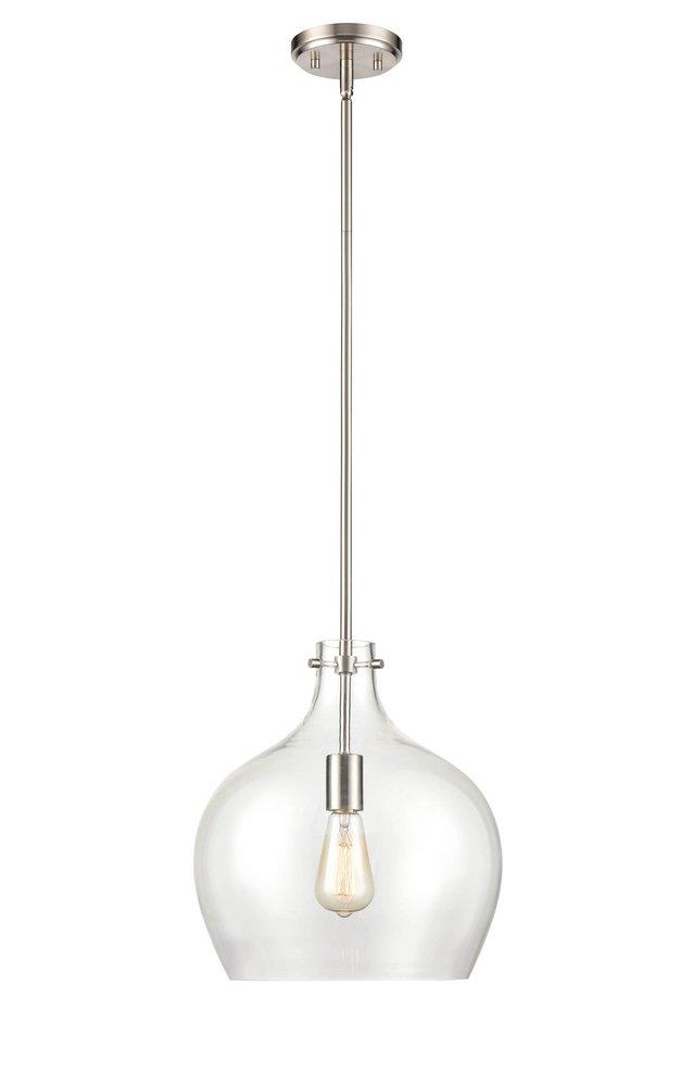 Millennium Lighting Brushed Nickel 1-Light Pendant Light 