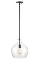 Millennium Lighting Matte Black 1-Light Pendant Light 