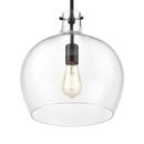 Millennium Lighting Matte Black 1-Light Pendant Light 