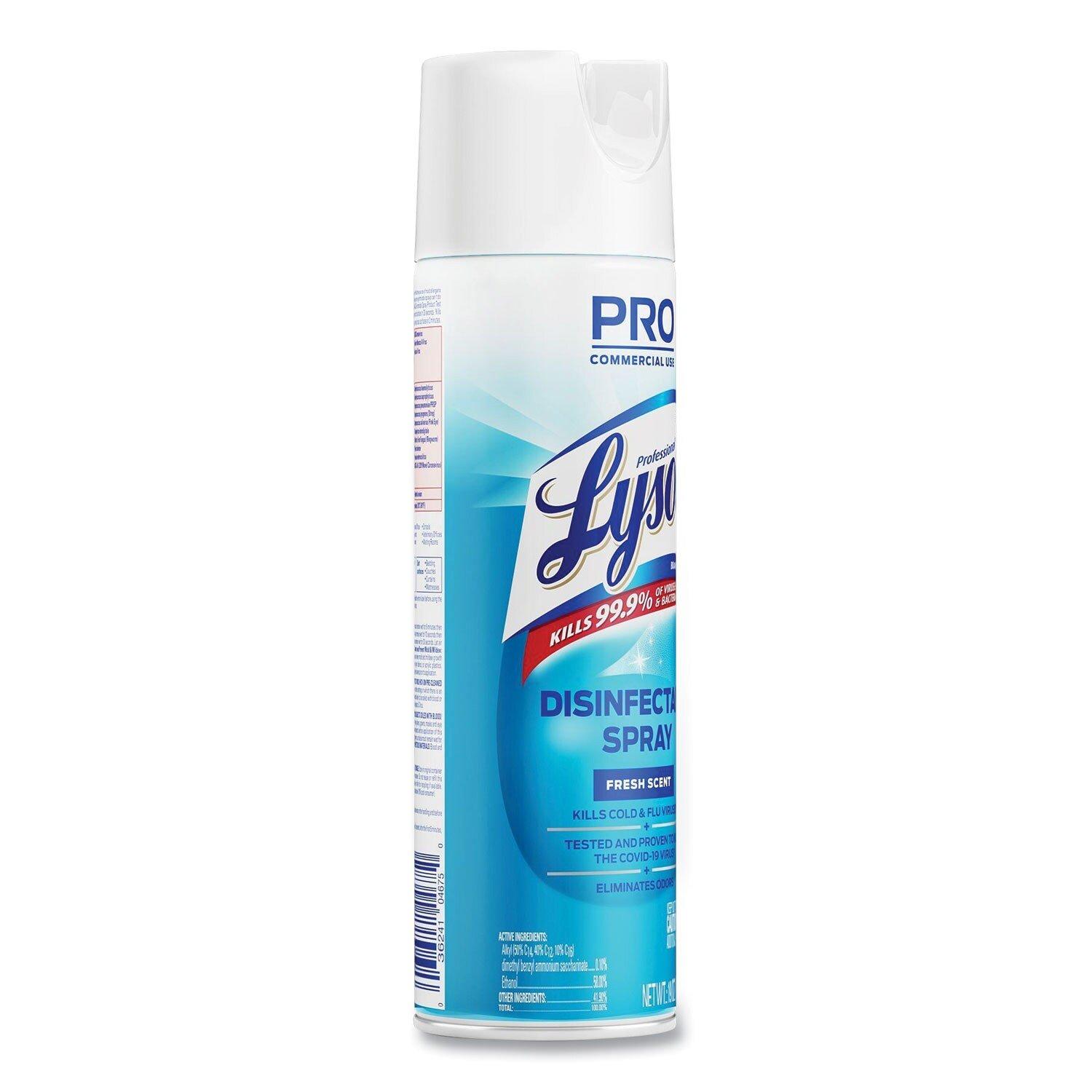 Disinfectant Spray, Fresh Scent (Case of 12) 