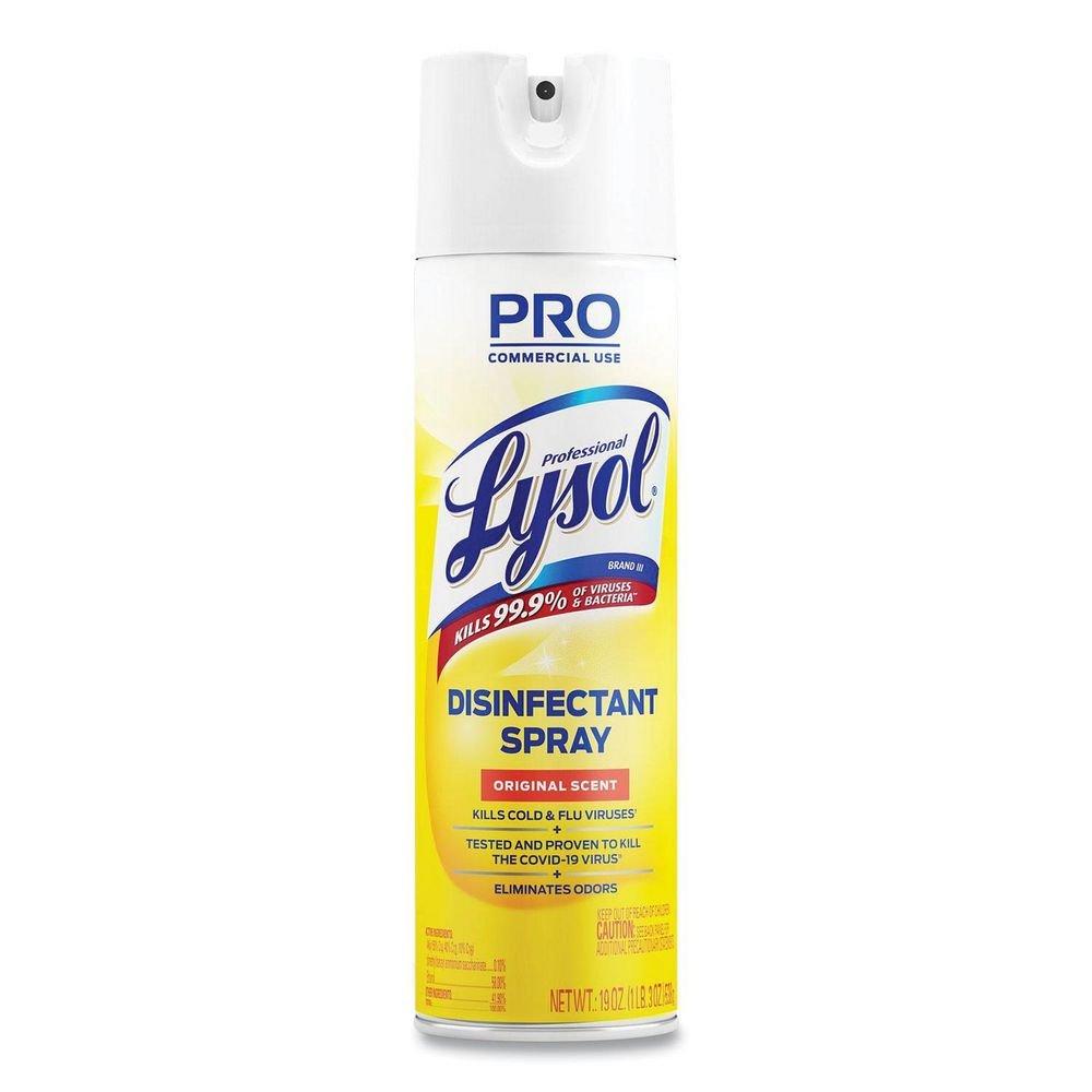 Lysol&reg; Clear Disinfectant Spray in Clear (Case of 12) 