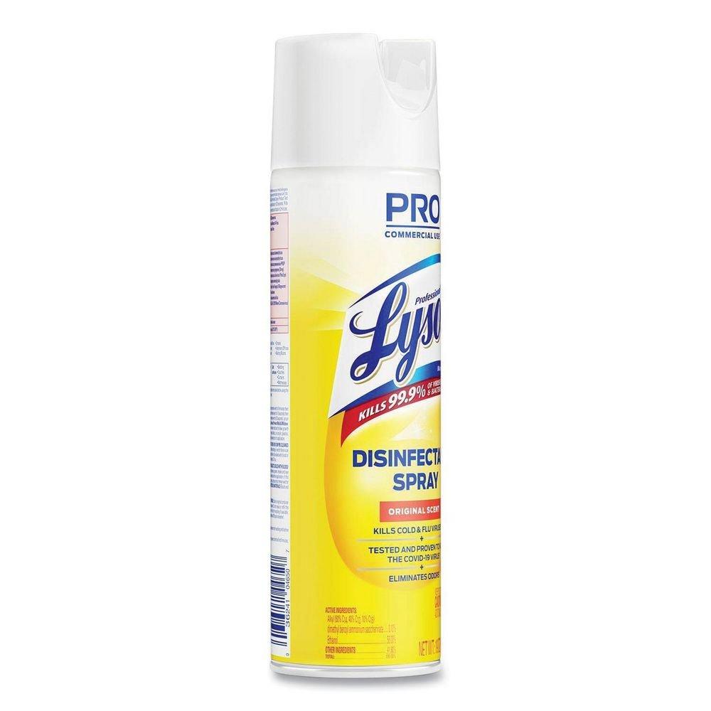 Lysol&reg; Clear Disinfectant Spray in Clear (Case of 12) 