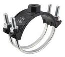 12 x 1-1/2 in. CC Epoxy Ductile Iron Double Strap Service Saddle for A/C Pipe 13.20 - 14.38 in.