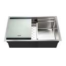 Houzer 23 x 18 in. No Hole 1 Bowl Undermount Kitchen Sink 