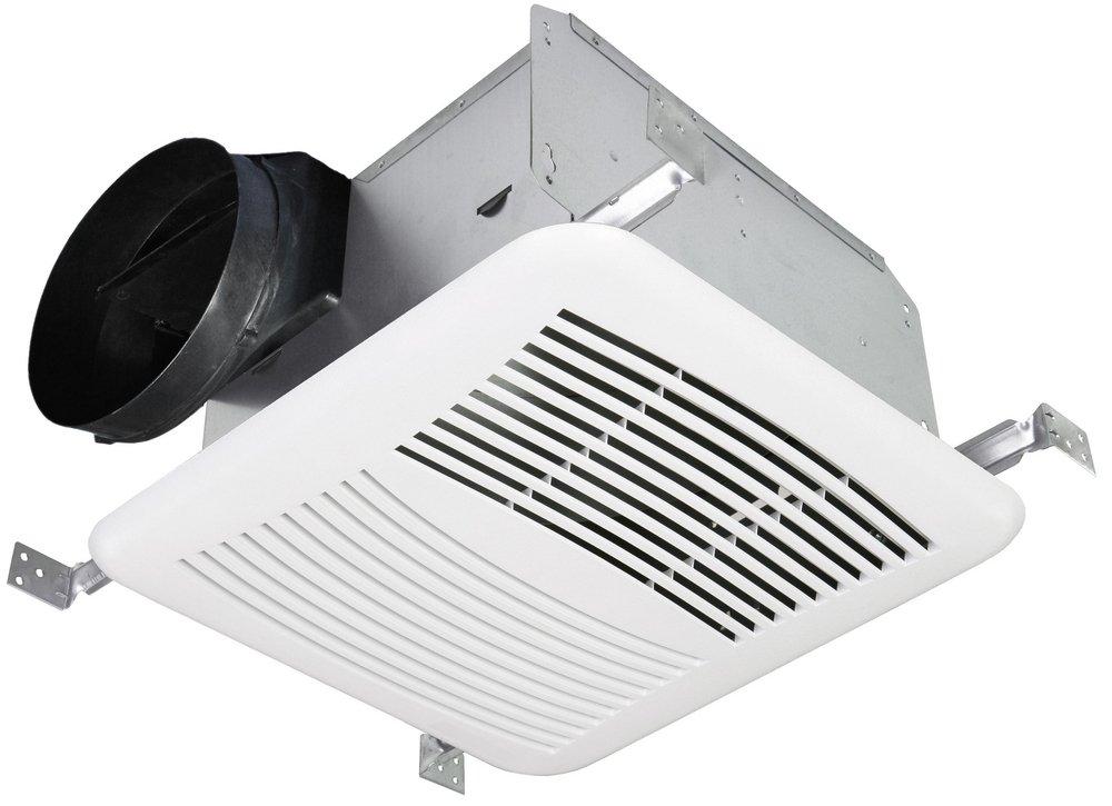 S&P USA Ventilation White Bathroom Exhaust Fan in White 