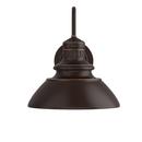 Signature Hardware Chocolate Bronze 12W 1-Light 12-1/8 in. Outdoor Wall Sconce