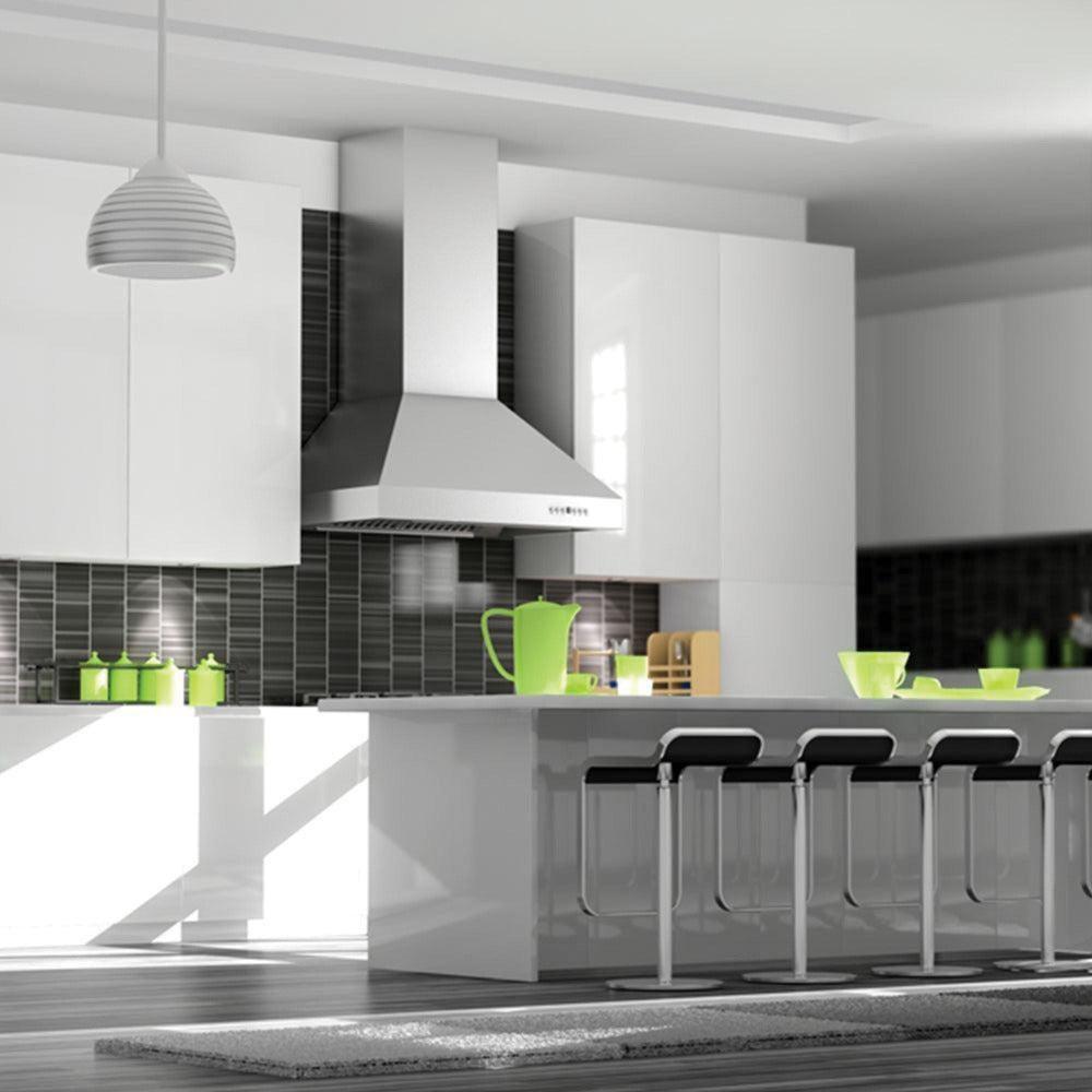 280 - 1200 CFM 36 Inch Wide Outdoor Approved Wall Mounted Range Hood 