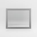Jensen Satin Nickel 24 in. Rectangular Framed Mirror in Satin Nickel 