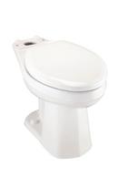 Elongated Toilet Bowl in White 