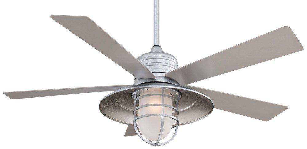 Minka Aire Galvanized 5 Blades 54 in. Outdoor Ceiling Fan 
