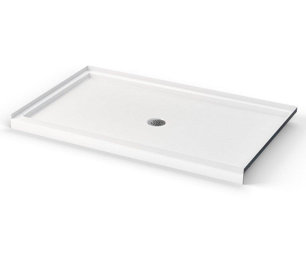 Aquatic White 60 x 36 in. Rectangle Shower Base 