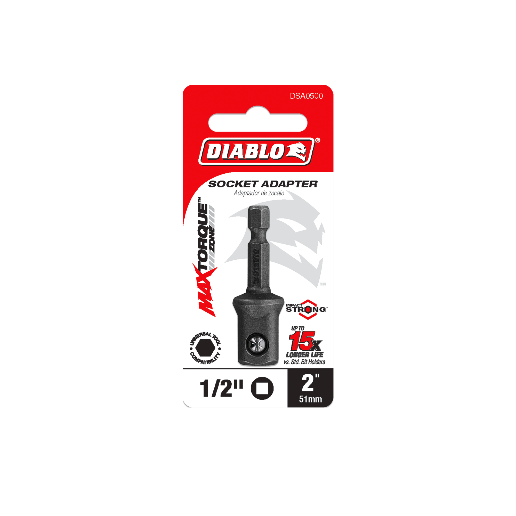 Diablo Tools Black Socket Adapter 1-Tool 