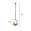 *CVR* PENDANT 4LT 60W 