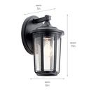 *CVR* OUTDOOR WALL 1LT 60W A19 