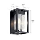 *CVR* OUTDOOR WALL 1LT 75W A19 