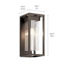 *CVR* OUTDOOR WALL 1LT 100W A19 