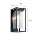 *CVR* OUTDOOR WALL 1LT 150W A21 