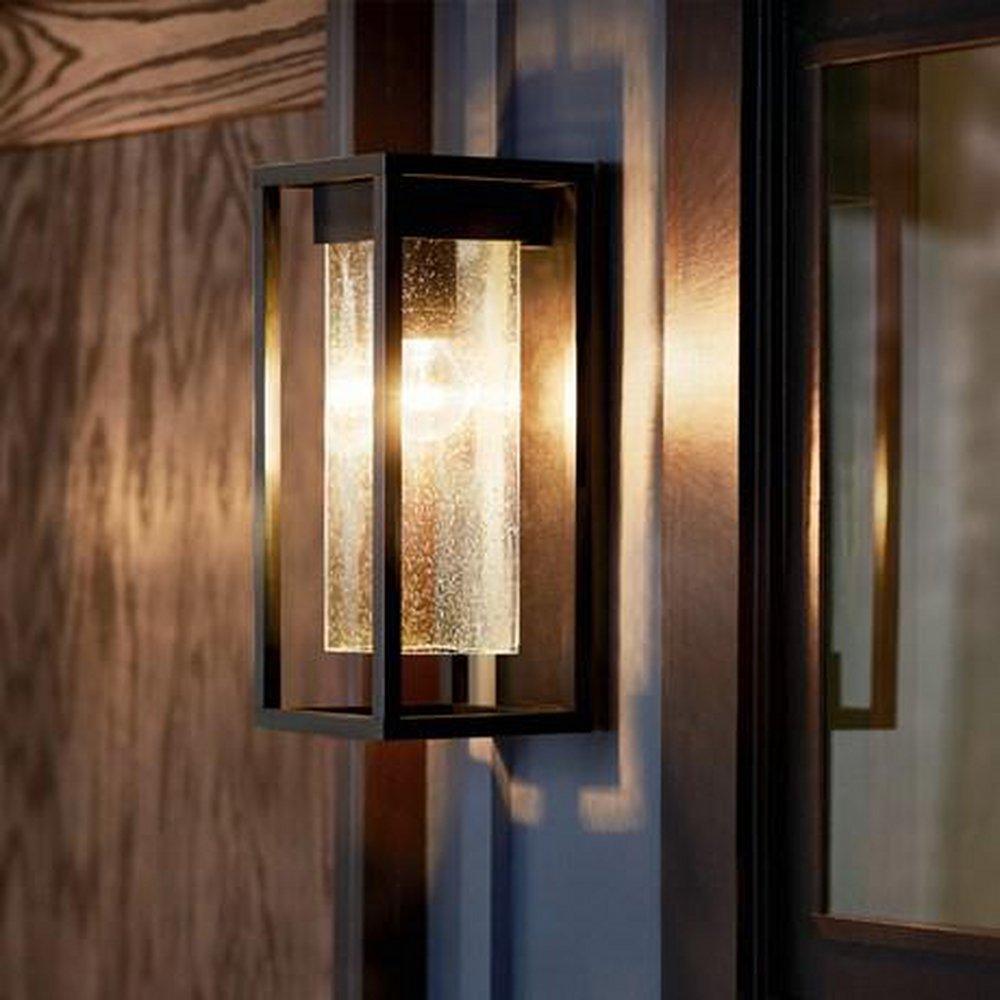Kichler Lighting Black 100W 1-Light 16 in. Outdoor Wall Sconce 