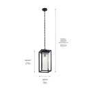 *CVR* OUTDOOR PENDANT 1LT 150W A21 